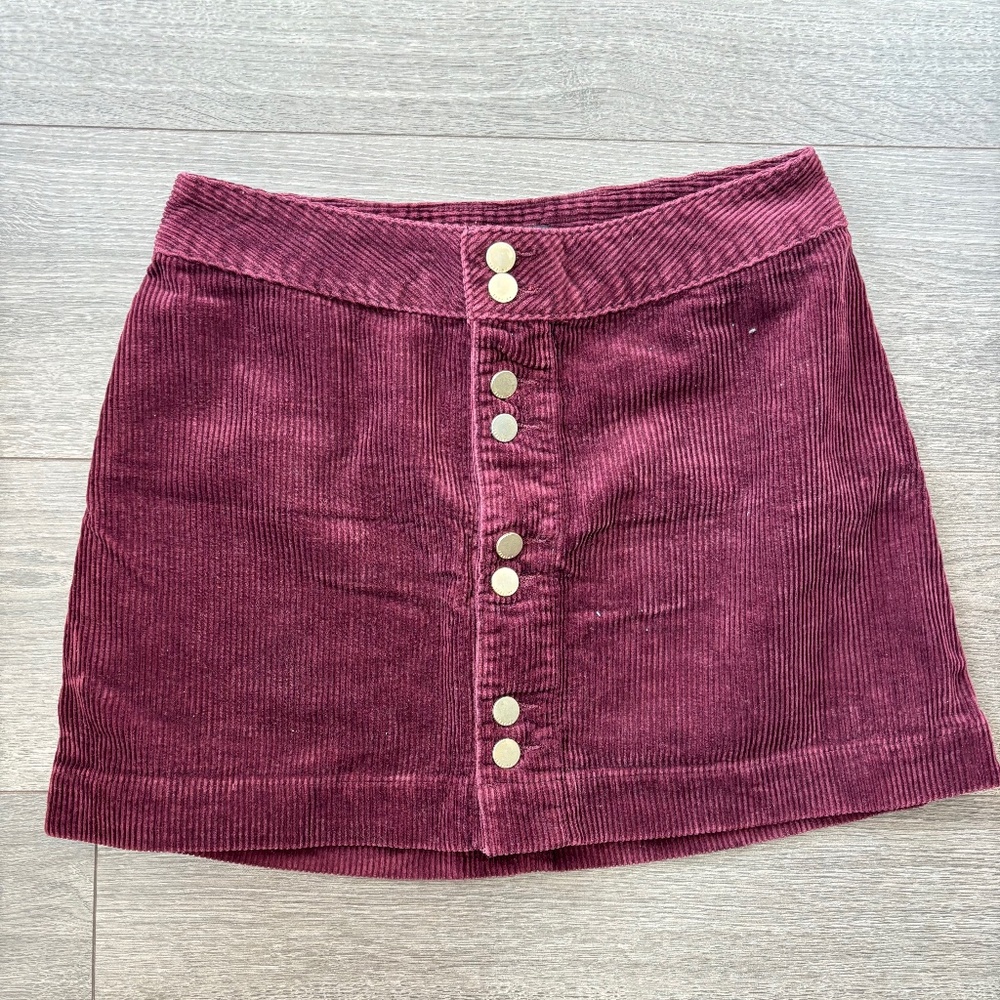 Abercrombie & Fitch Corduroy Skirt